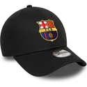 gorra-curva-negra-ajustable-para-nino-de-fc-barcelona-laliga-9forty-core-de-new-era