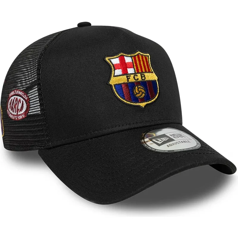 gorra-trucker-negra-de-fc-barcelona-laliga-a-frame-patch-de-new-era
