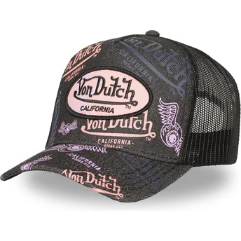 Gorra trucker negra CAFE07 de Von Dutch