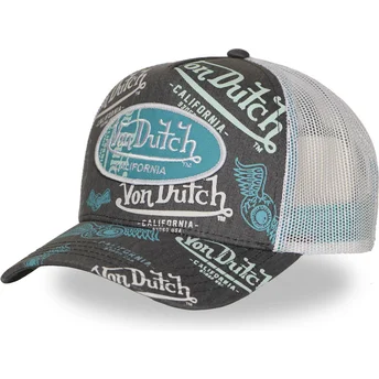 Gorra trucker negra y blanca CAFE10 de Von Dutch