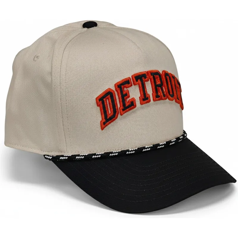gorra-curva-beige-y-negra-snapback-rise-structured-de-detroit-tigers-mlb-de-nike