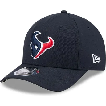 Gorra curva azul marino snapback 9FORTY M-Crown Team de Houston Texans NFL de New Era