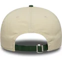 gorra-curva-beige-y-verde-ajustable-19twenty-washed-graphic-de-new-york-yankees-mlb-de-new-era