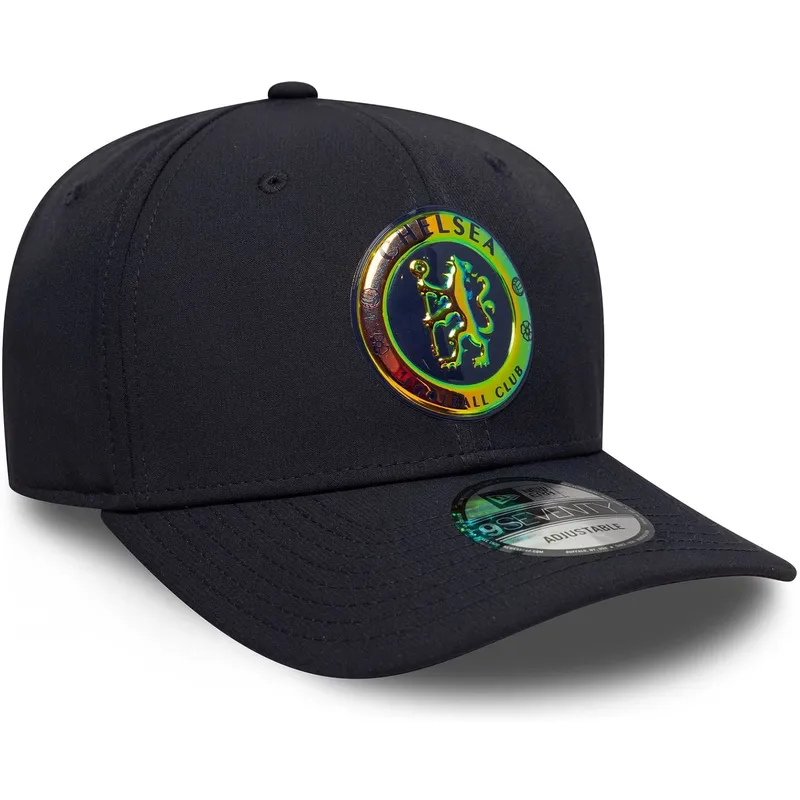 gorra-curva-azul-marino-snapback-9seventy-stretch-snap-iridiscent-de-chelsea-football-club-premier-league-de-new-era