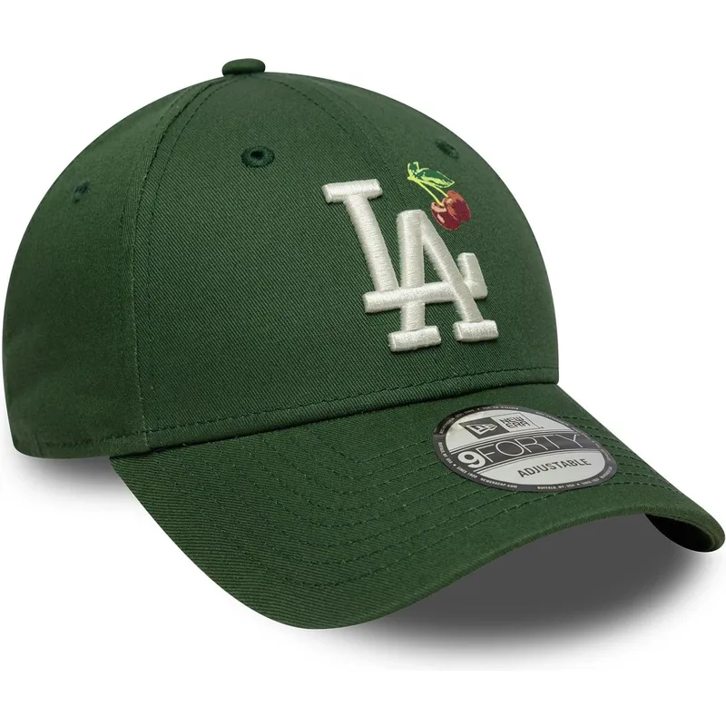 gorra-curva-verde-ajustable-9forty-fruit-icon-de-los-angeles-dodgers-mlb-de-new-era