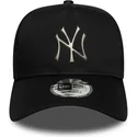 gorra-curva-negra-snapback-9forty-e-frame-metallic-de-new-york-yankees-mlb-de-new-era
