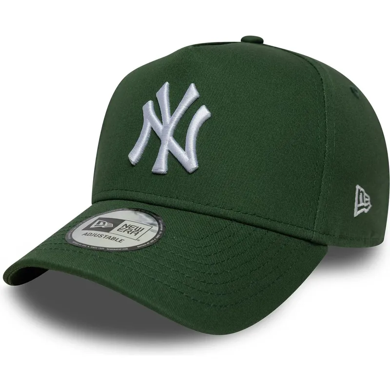 gorra-curva-verde-snapback-9forty-e-frame-league-essential-de-new-york-yankees-mlb-de-new-era
