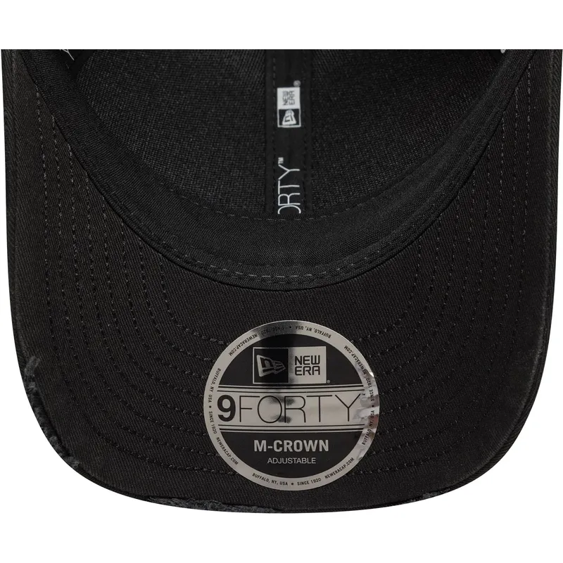 gorra-curva-negra-ajustable-9forty-m-crown-distressed-de-moto-guzzi-de-new-era