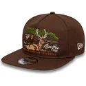 gorra-plana-marron-ajustable-19twenty-outdoor-graphic-de-new-era