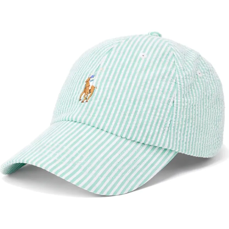 gorra-curva-verde-ajustable-stretch-seersucker-de-polo-ralph-lauren