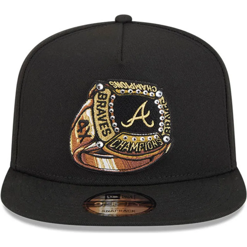 gorra-plana-negra-snapback-9fifty-a-frame-ring-de-atlanta-braves-mlb-de-new-era