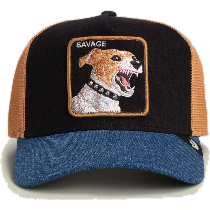 gorra-trucker-multicolor-perro-savage-dawg-that-dawg-in-me-the-farm-de-goorin-bros