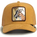 gorra-trucker-marron-cabra-golden-goat-metallic-the-farm-de-goorin-bros