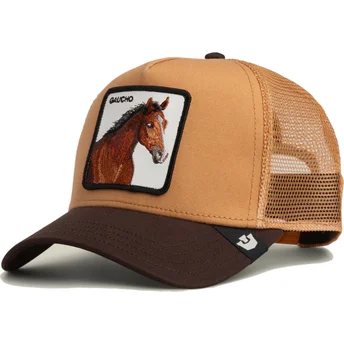 Gorra trucker marrón caballo Gaucho The Farm de Goorin Bros.