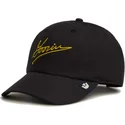 gorra-curva-negra-ajustable-script-papa-de-goorin-bros