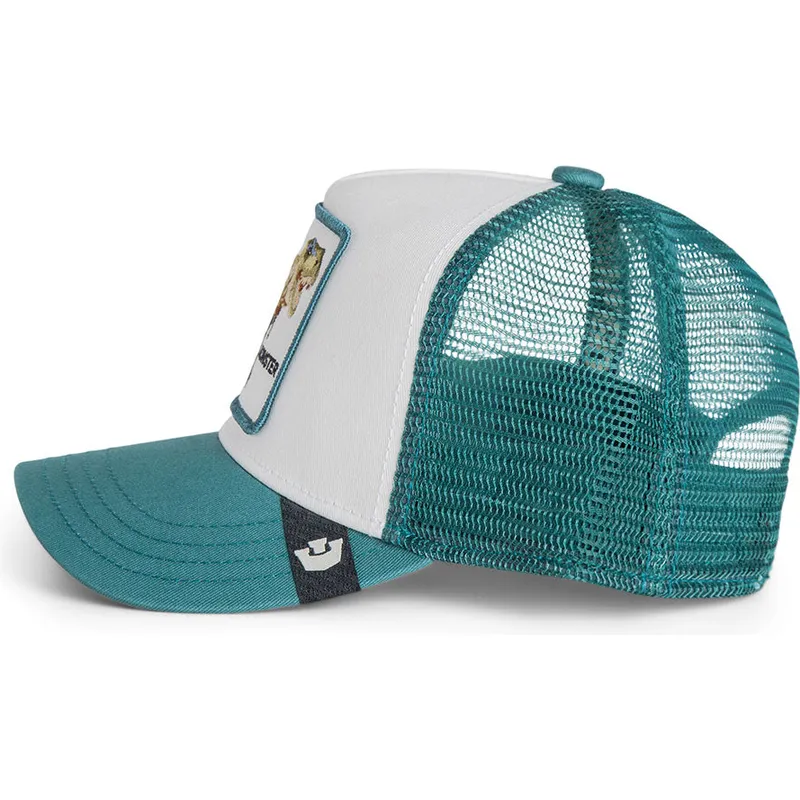 gorra-trucker-verde-para-nino-t-rex-dinosaurio-sea-monster-the-farm-de-goorin-bros