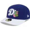 gorra-curva-azul-y-blanca-ajustada-59fifty-spring-training-de-los-angeles-dodgers-mlb-de-new-era