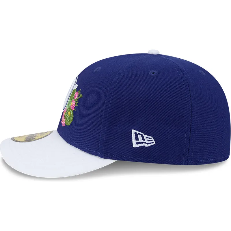 gorra-curva-azul-y-blanca-ajustada-59fifty-spring-training-de-los-angeles-dodgers-mlb-de-new-era