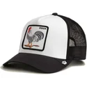 gorra-trucker-blanca-y-negra-gallo-cock-rooster-the-farm-de-goorin-bros