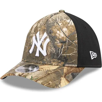 Gorra curva camuflaje ajustada 39THIRTY M-Crown A Frame Realtree de New York Yankees MLB de New Era