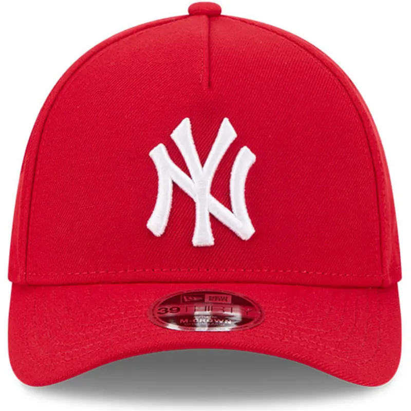 gorra-curva-roja-ajustada-39thirty-m-crown-a-frame-de-new-york-yankees-mlb-de-new-era