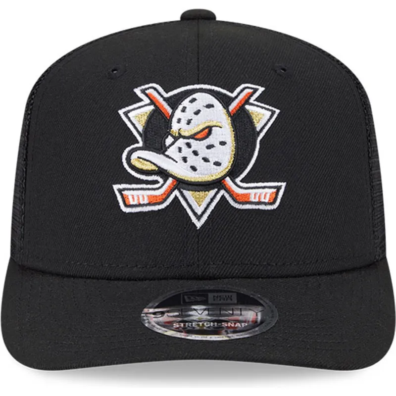 gorra-trucker-negra-9seventy-stretch-snap-evergreen-de-anaheim-ducks-nhl-de-new-era