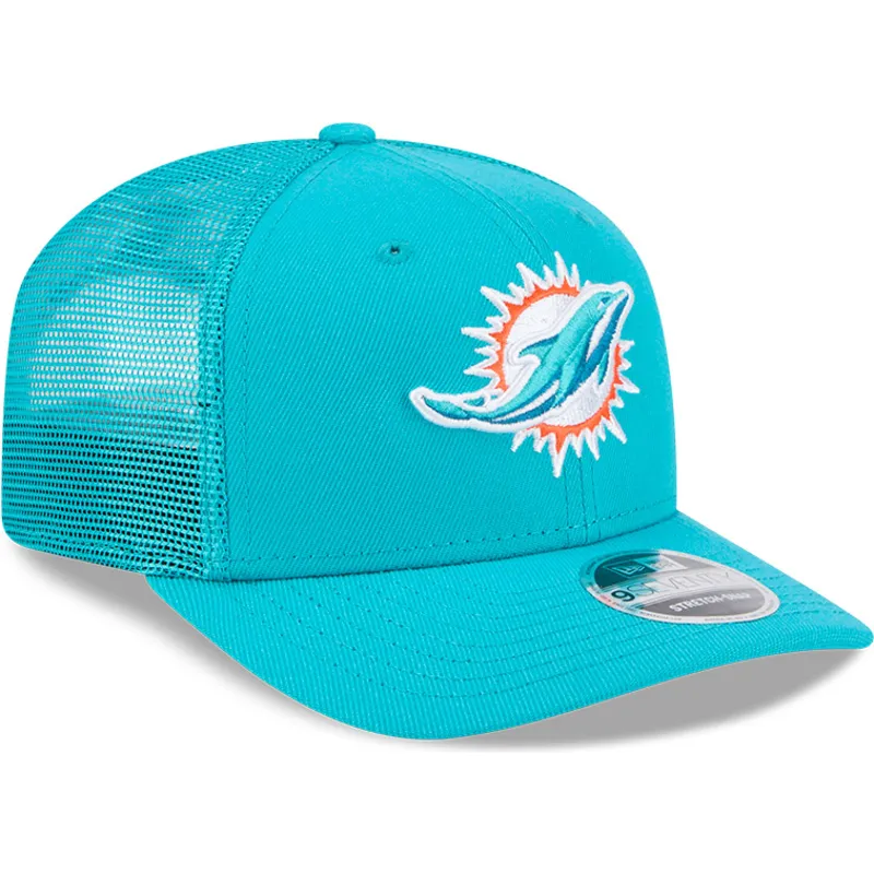 gorra-trucker-azul-9seventy-stretch-snap-evergreen-de-miami-dolphins-nfl-de-new-era