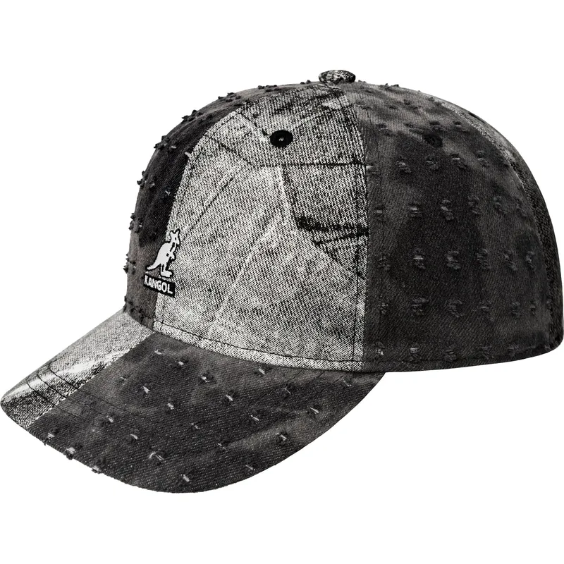 gorra-curva-negra-ajustable-denim-mashup-black-trompe-l-oeil-de-kangol