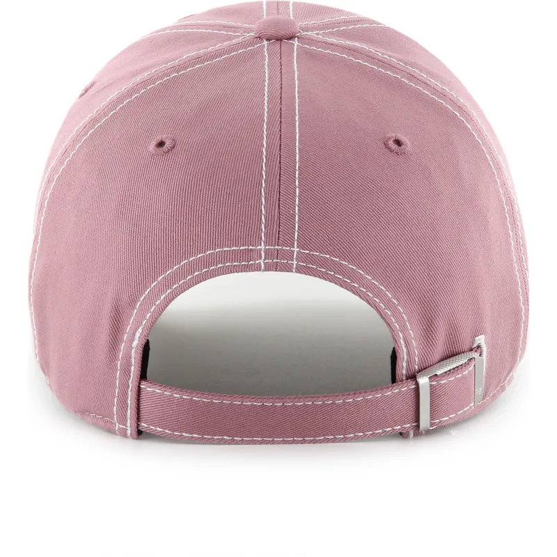 gorra-curva-rosa-ajustable-clean-up-contrast-stitch-de-los-angeles-dodgers-mlb-de-47-brand