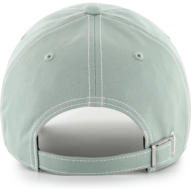 gorra-curva-verde-ajustable-clean-up-contrast-stitch-de-los-angeles-dodgers-mlb-de-47-brand