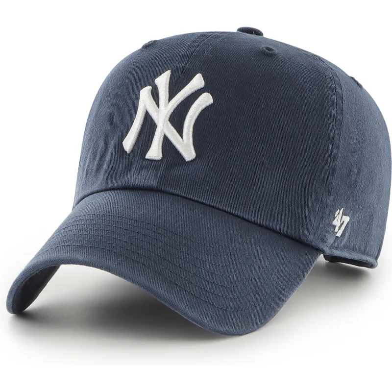 gorra-curva-azul-marino-ajustable-clean-up-de-new-york-yankees-mlb-de-47-brand