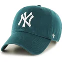 gorra-curva-verde-ajustable-clean-up-pacific-green-de-new-york-yankees-mlb-de-47-brand