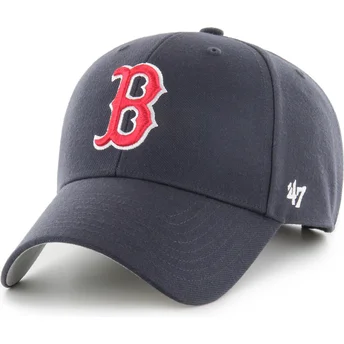 Gorra curva azul marino ajustable MVP de Boston Red Sox MLB de 47 Brand