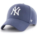 gorra-curva-azul-snapback-mvp-timber-blue-de-new-york-yankees-mlb-de-47-brand