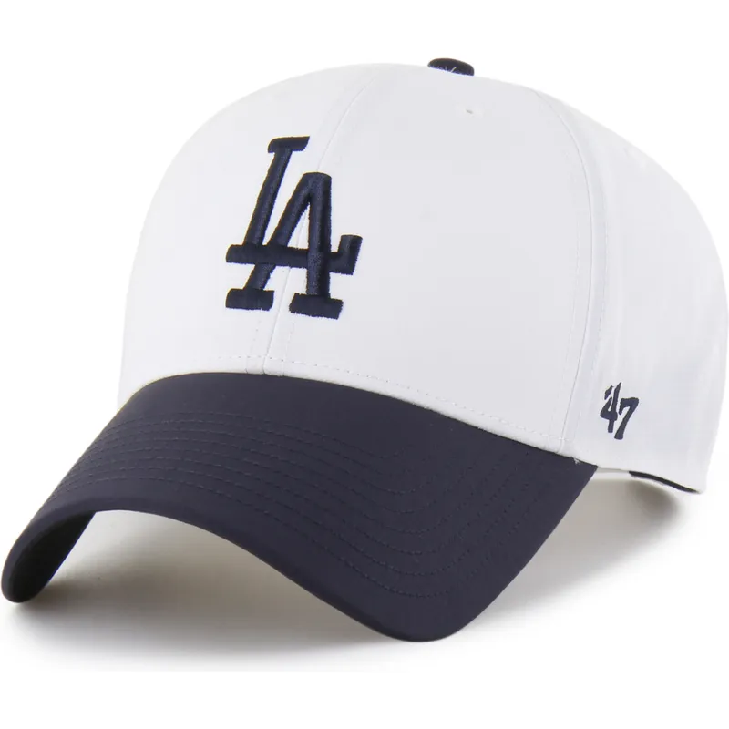 gorra-curva-blanca-y-azul-marino-snapback-mvp-brrr-two-tone-de-los-angeles-dodgers-mlb-de-47-brand