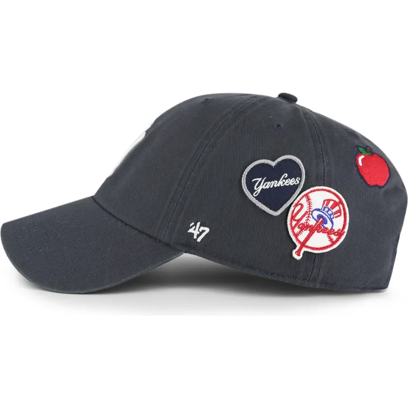 gorra-curva-azul-marino-ajustable-clean-up-badges-vintage-de-new-york-yankees-mlb-de-47-brand