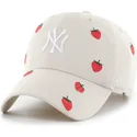 gorra-curva-beige-ajustable-clean-up-scatter-de-new-york-yankees-mlb-de-47-brand