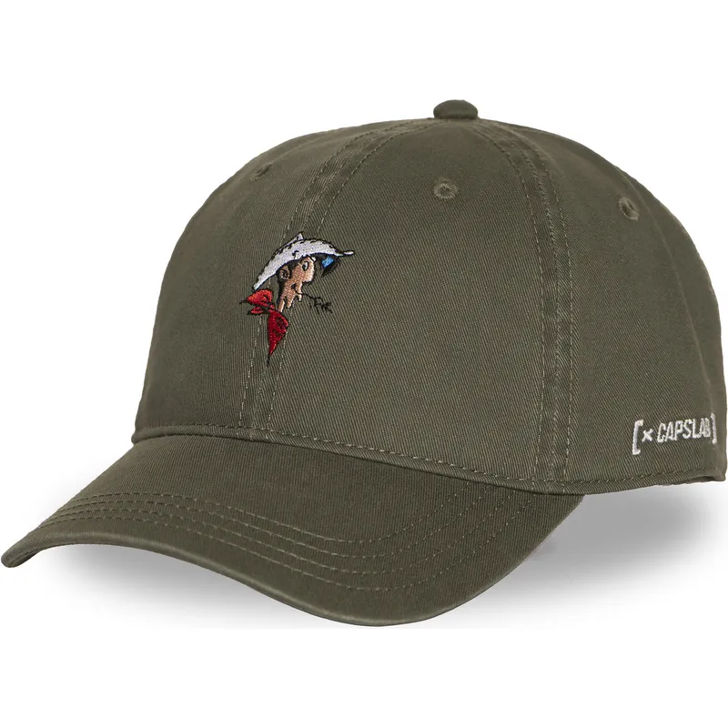 gorra-curva-verde-ajustable-lucky-luke-lck3-heab-de-capslab