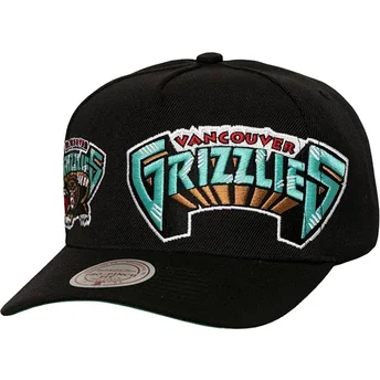 Gorra curva negra snapback Busted Pro de Vancouver Grizzlies NBA de Mitchell & Ness