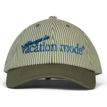 Gorra curva verde ajustable Vacation Mode Searsucker de Pica Pica