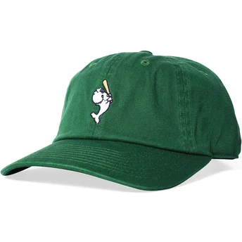 Gorra curva verde ajustable Ballpark de Yokohama Whales MLB de American Needle