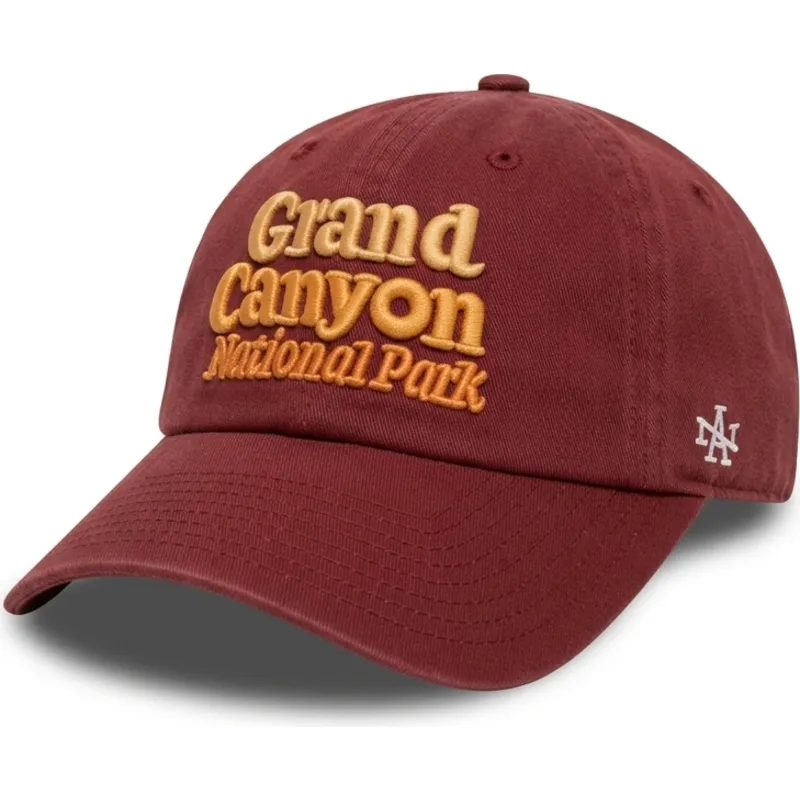 gorra-curva-roja-ajustable-ballpark-grand-canyon-national-park-de-american-needle