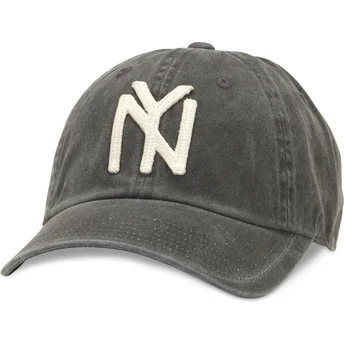 Gorra curva negra ajustable Archive de New York Black Yankees MLB de American Needle
