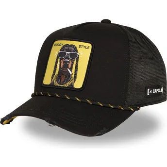 Gorra trucker negra Doggy Style HIP DOGGYB de Capslab
