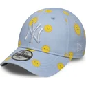 gorra-curva-azul-ajustable-para-nino-9forty-summer-all-over-print-de-new-york-yankees-mlb-de-new-era