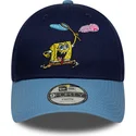 gorra-curva-azul-snapback-para-nino-9forty-de-bob-esponja-de-new-era