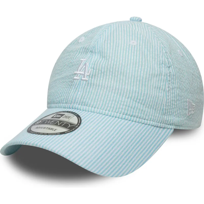 gorra-curva-azul-ajustable-9twenty-seersucker-de-los-angeles-dodgers-mlb-de-new-era