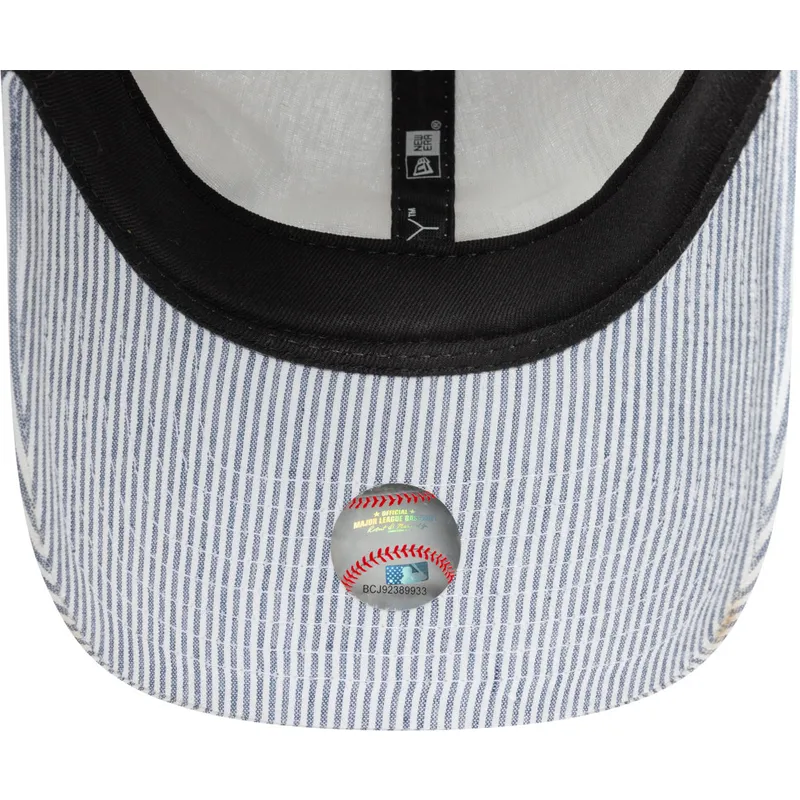 gorra-curva-azul-marino-ajustable-9twenty-seersucker-de-new-york-yankees-mlb-de-new-era