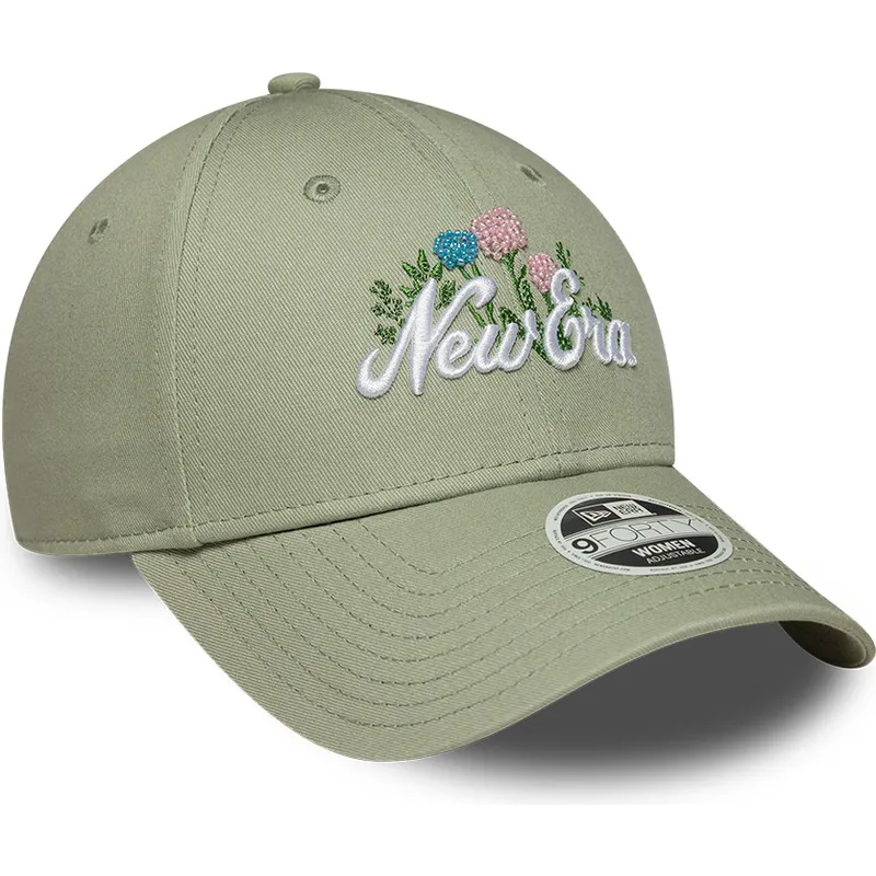 gorra-curva-verde-ajustable-para-mujer-9forty-beaded-de-new-era
