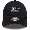 gorra-curva-azul-marino-ajustable-para-mujer-9twenty-aspire-to-retire-slogan-de-new-era
